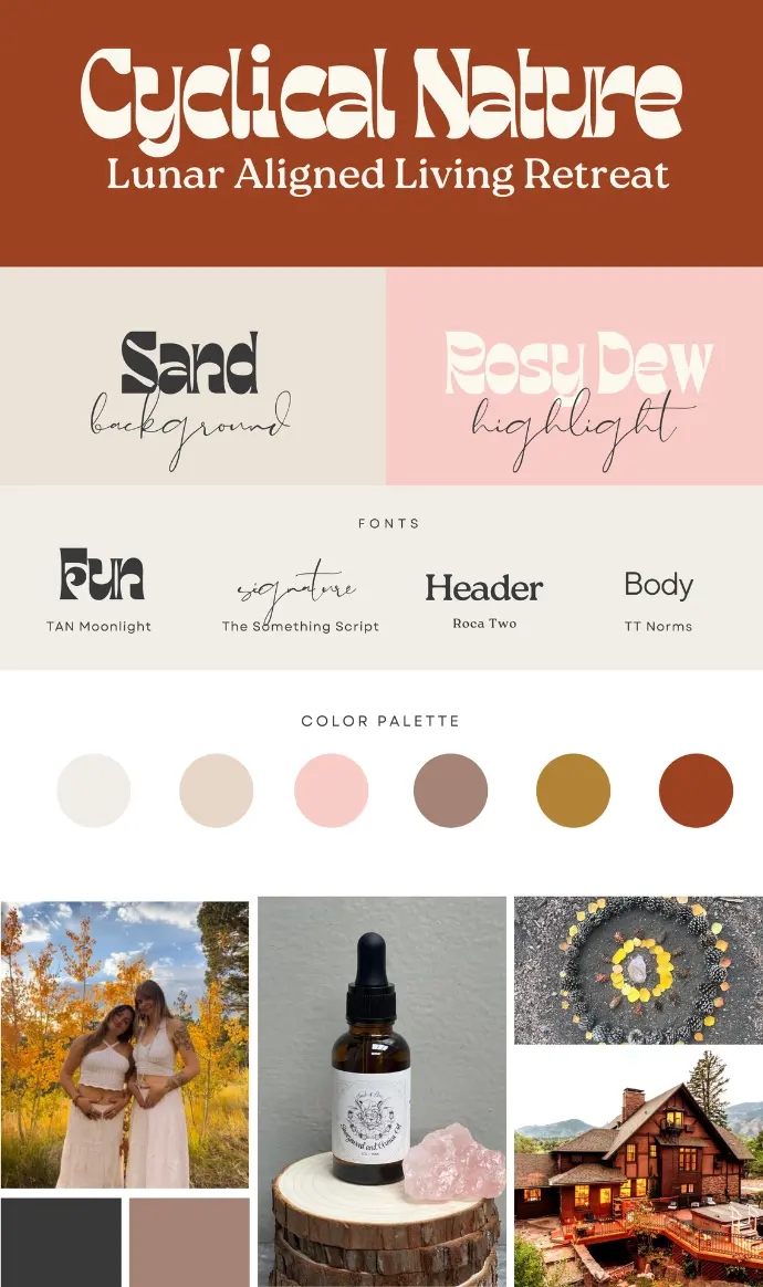 Cyclical Nature Mood Board